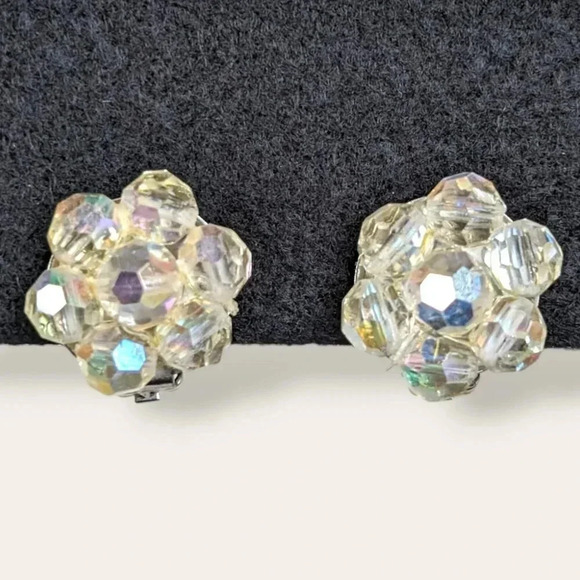 V. Salo Faceted AB Crystal Demi Parure - Picture 6 of 10